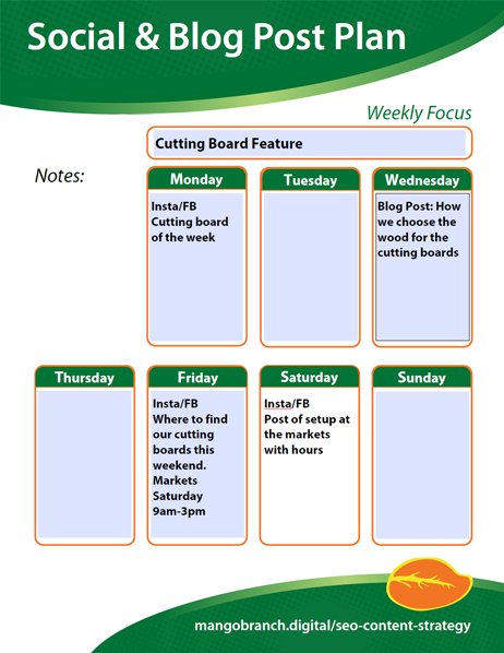 Social Blog Post Planner