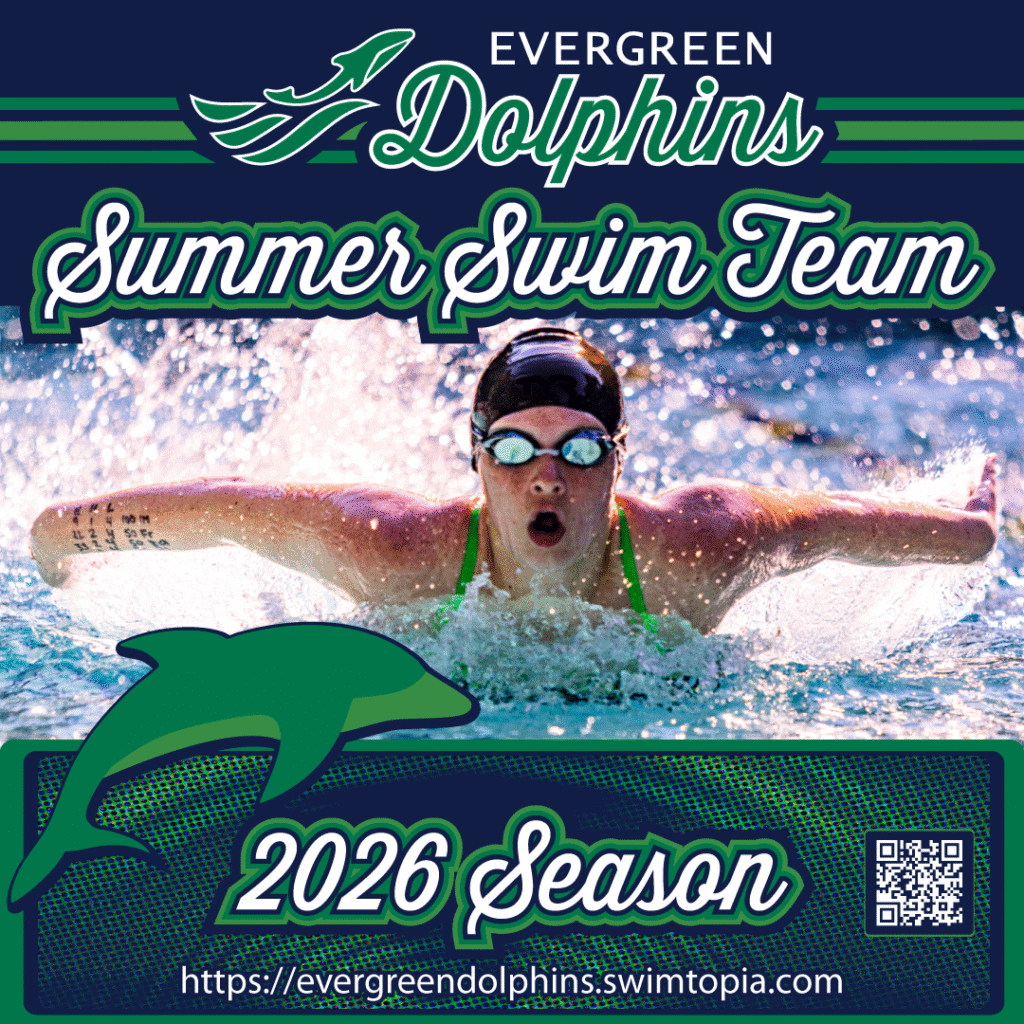 Evergreen Dolphins 2026 website graphic